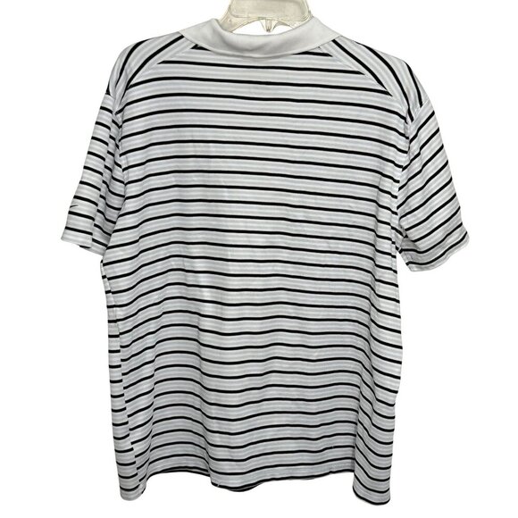 Nike Men's Striped Standard Fit Dri-Fit Golf Polo Shirt - Size XL - Picture 5 of 7
